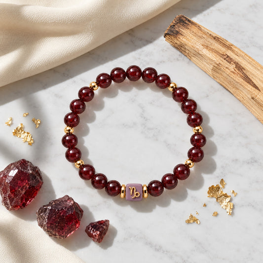 Capricorn Zodiac Signature Bracelet