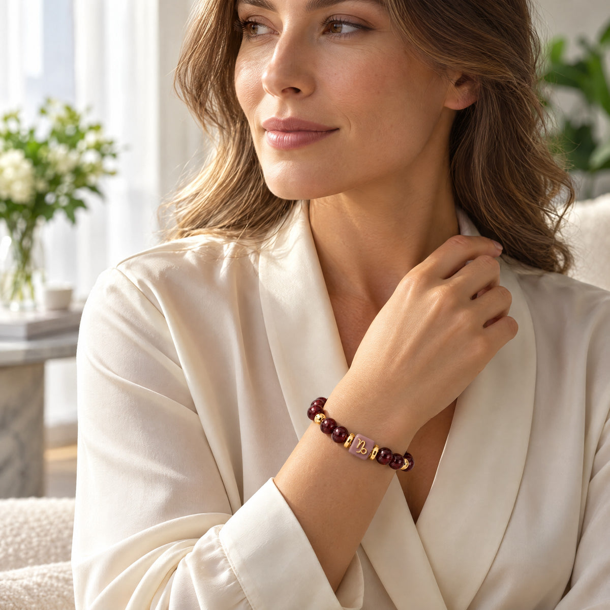 Capricorn Zodiac Signature Bracelet