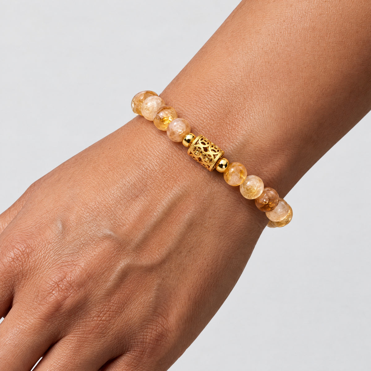 Citrine 11:11 Manifest Millions Gemstone Bracelet