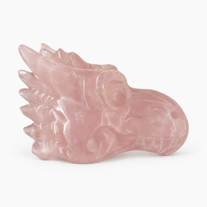 ERL Studio hero — Rose Quartz Dragon Head Carving · 080a0b51-b3f0-43ae-9f42-ce62498cb48b