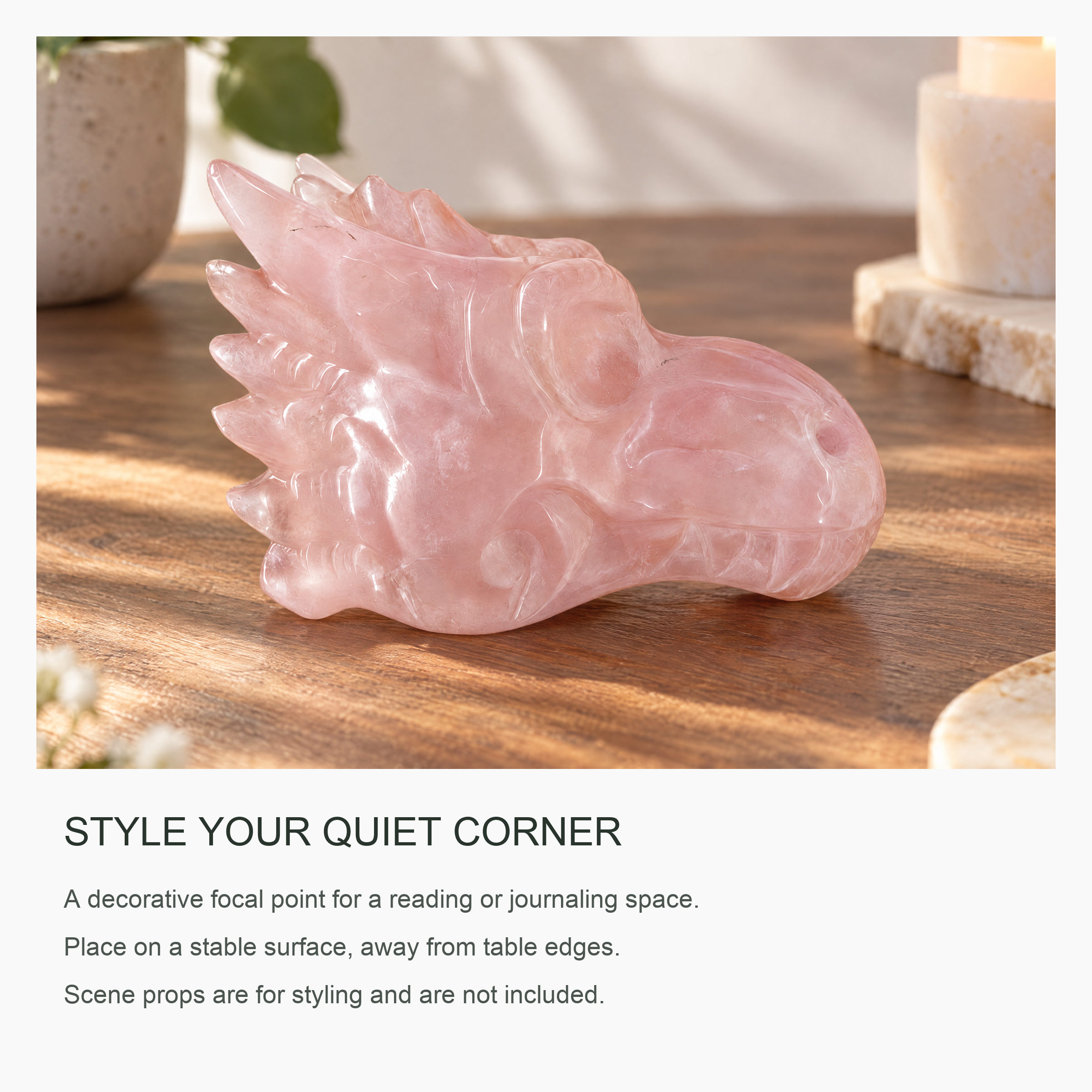 ERL Studio in use — Rose Quartz Dragon Head Carving · 3cb221e0-f7cd-414a-8ca7-d32d256b604a