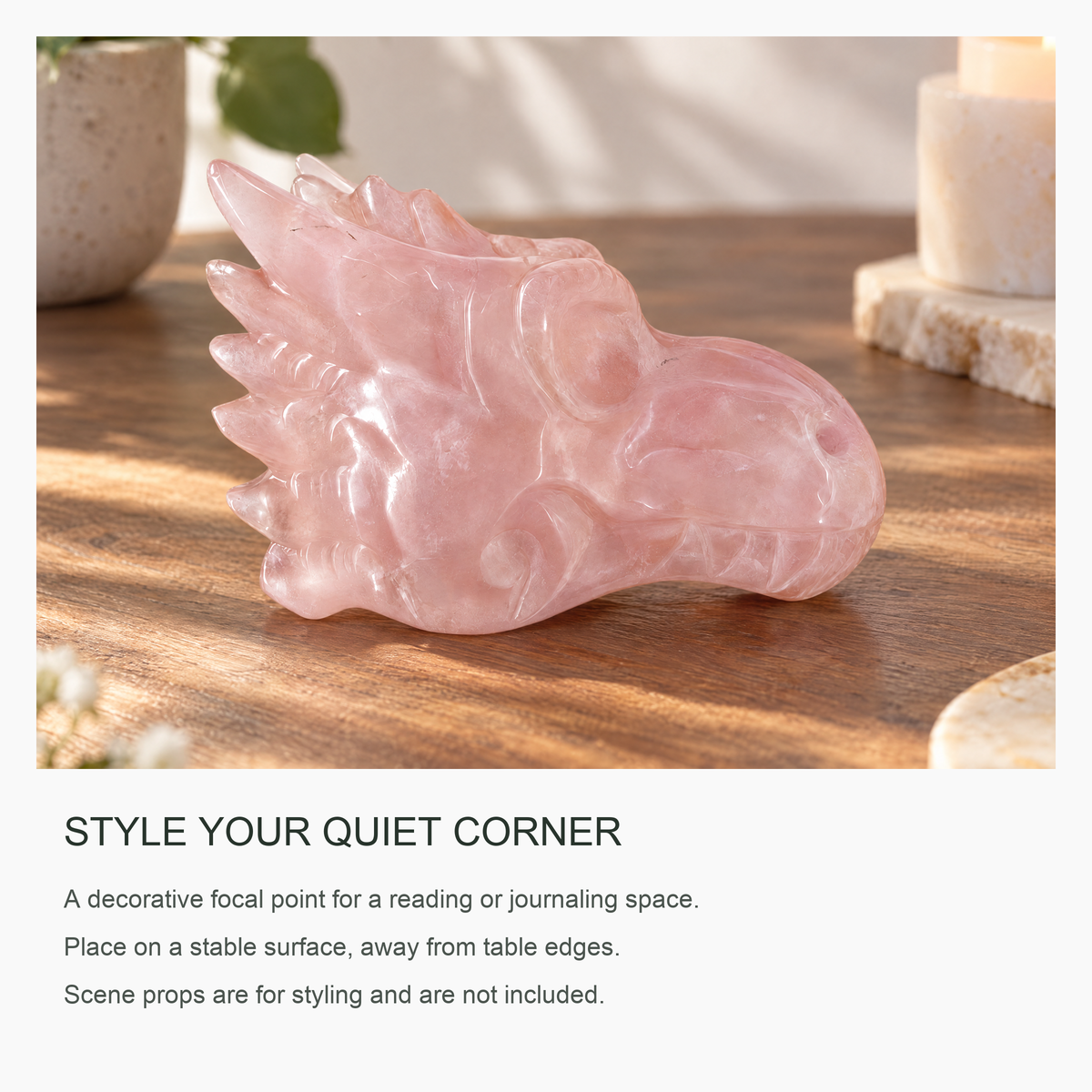 ERL Studio in use — Rose Quartz Dragon Head Carving · 3cb221e0-f7cd-414a-8ca7-d32d256b604a