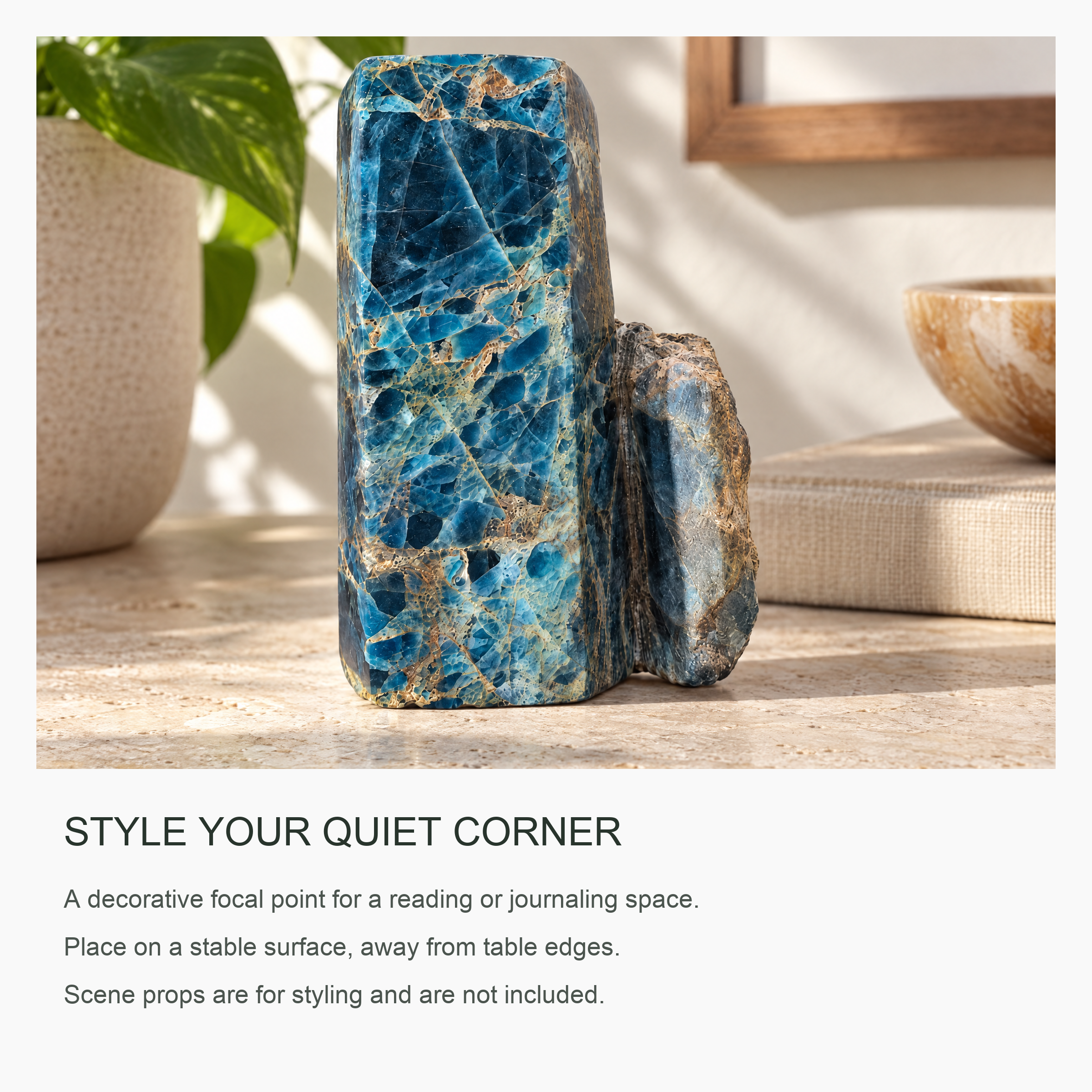 ERL Studio in use — Blue Apatite Crystal Specimen · 3f343022-815e-4cf1-9000-081b23627cad
