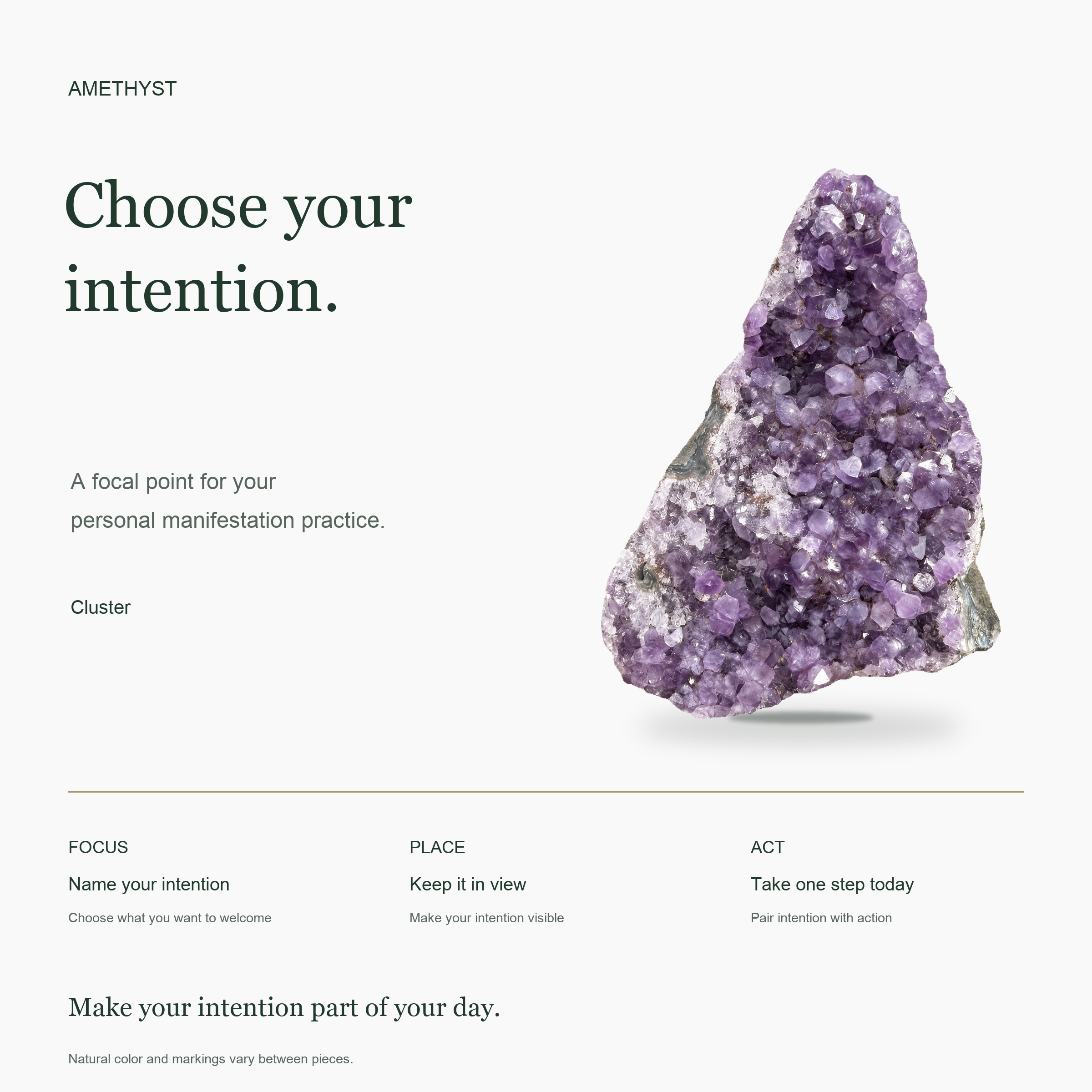 ERL Studio story — Amethyst Druzy Crystal Cluster · 4607ecde-5436-4e9a-bb40-fffc23c19b98