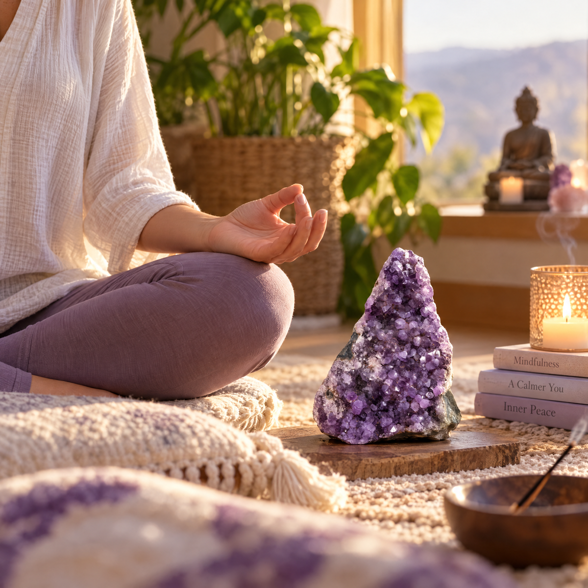 ERL Studio ritual — Amethyst Druzy Crystal Cluster · 56e24d54-f99a-473b-899f-3f2684b6b161