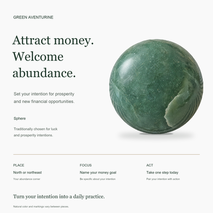 ERL Studio story — Green Aventurine Sphere · cfce1df0-14ea-462e-b31f-89f61e3a15f9