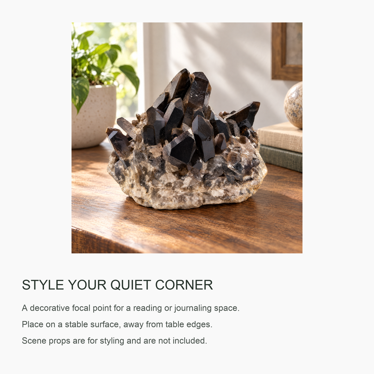 ERL Studio in use — Smoky Quartz Cluster · d78a0ea3-1d1c-4b50-a2f6-be25619a90c6