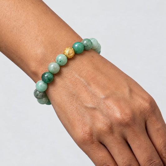 Garnet & Hydrogrossular Feng Shui Lucky Pixiu Passion & Wealth Bracelet