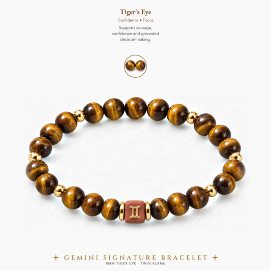 Gemini Zodiac Signature Bracelet