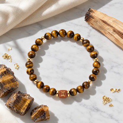 Gemini Zodiac Signature Bracelet