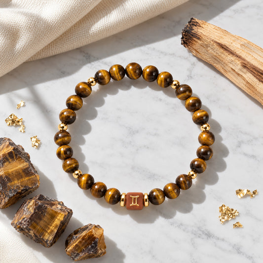 Gemini Zodiac Signature Bracelet