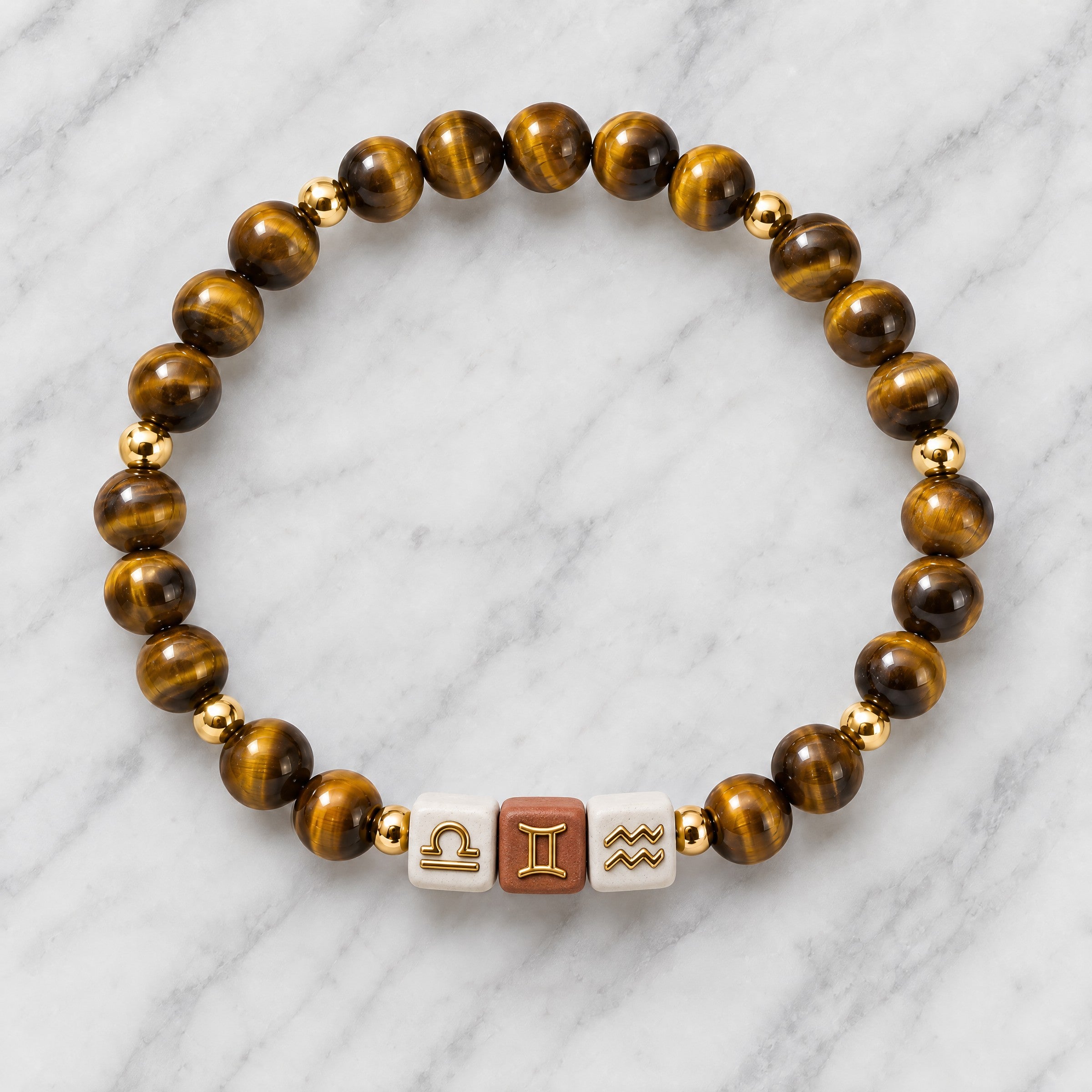 Gemini Zodiac Signature Bracelet