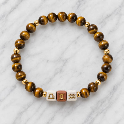 Gemini Zodiac Signature Bracelet