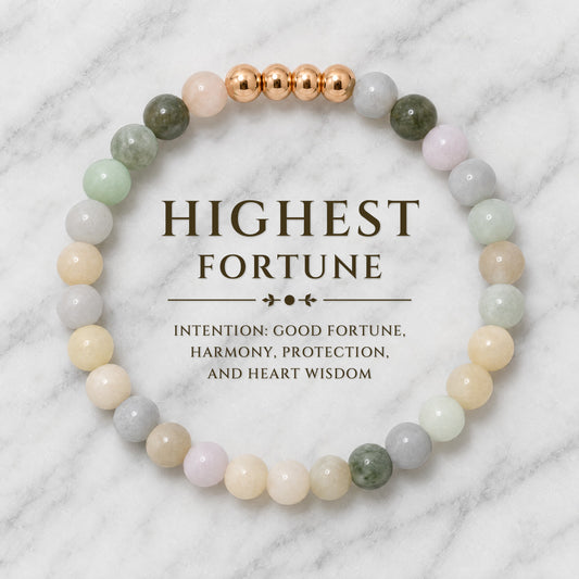 Highest Fortune Bracelet with REAL Gold Beads