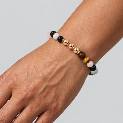 Highest Manifestation Bracelet with PURE Gold Beads
