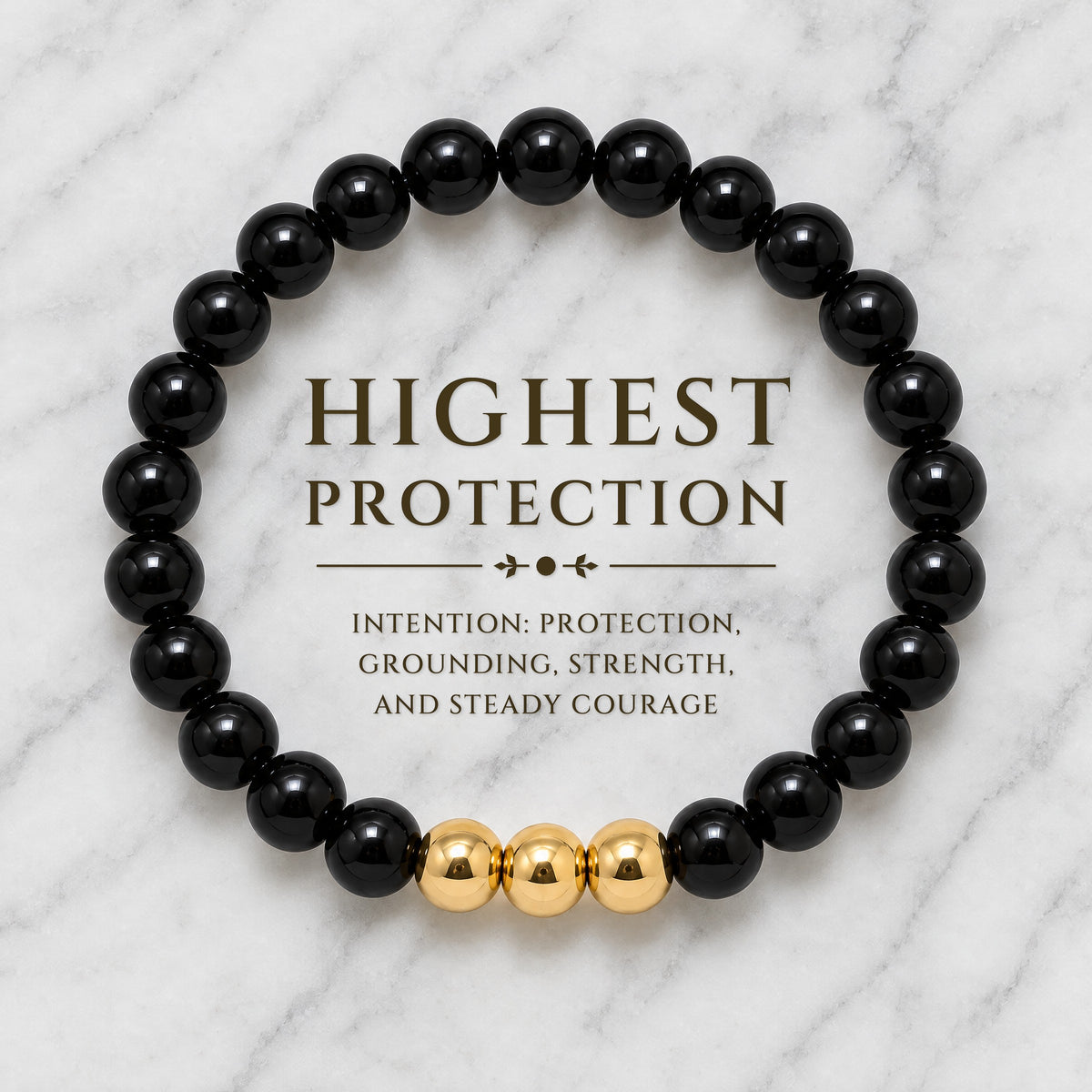 Highest Protection Bracelet with REAL Gold Beads