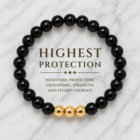 Highest Protection Bracelet with REAL Gold Beads