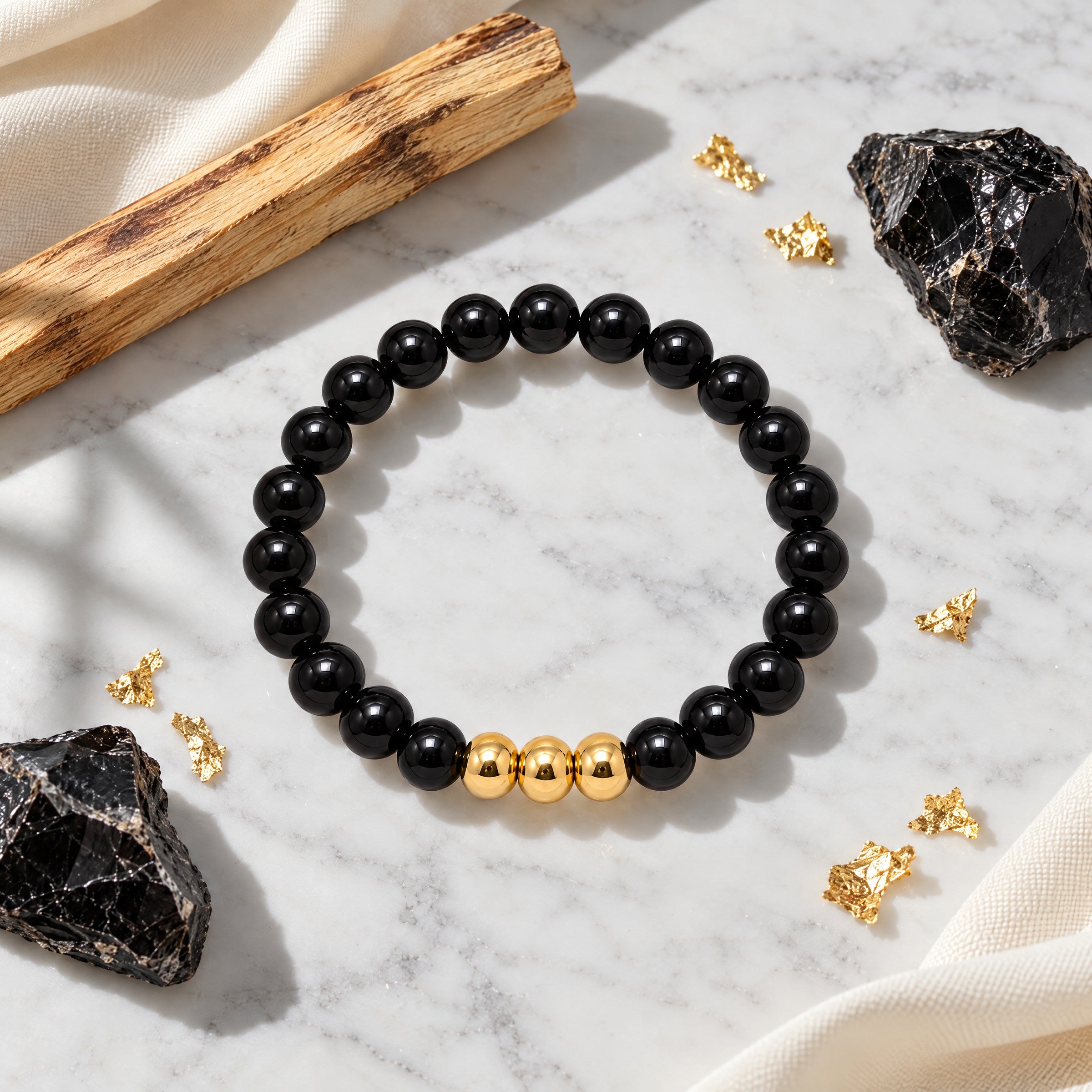 Highest Protection Bracelet with REAL Gold Beads