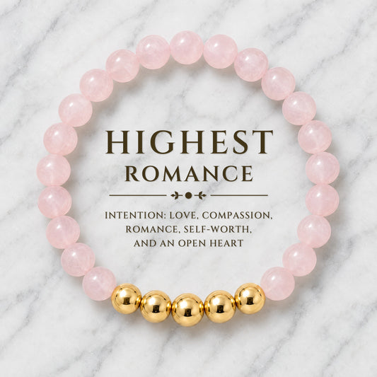 Highest Romance Bracelet with REAL Gold Beads