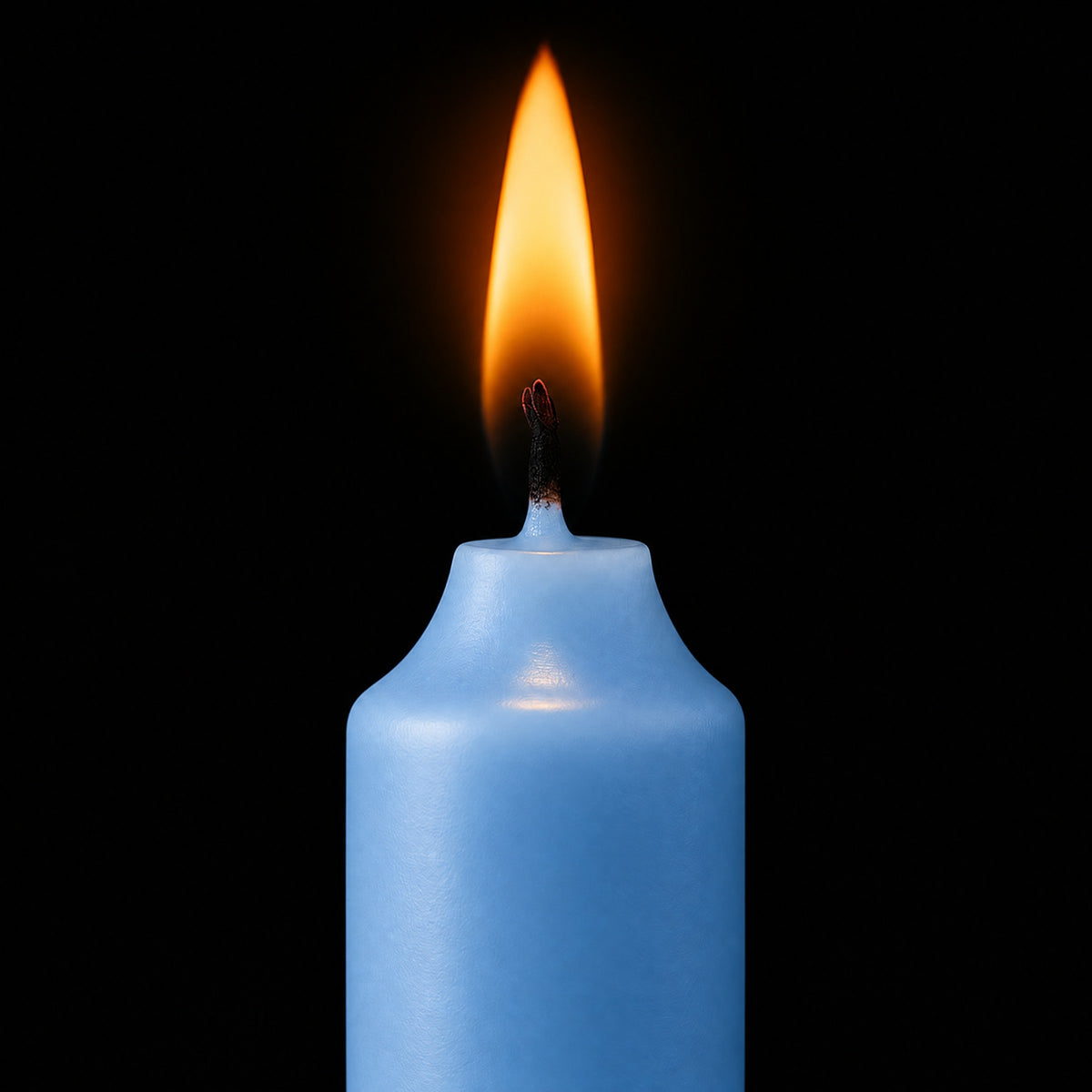 Initial Charm Ritual – Blue Ritual – Calm Mind & Less Stress candle