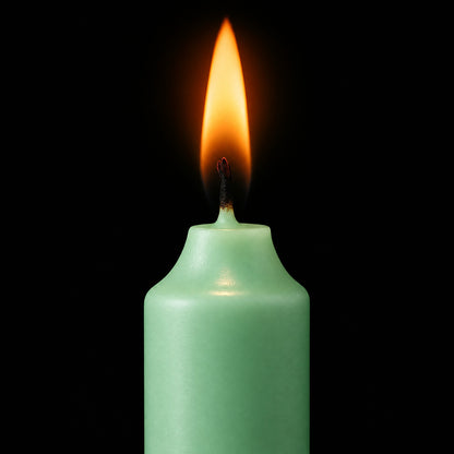 Initial Charm Ritual – Mint Ritual – Fresh Start candle