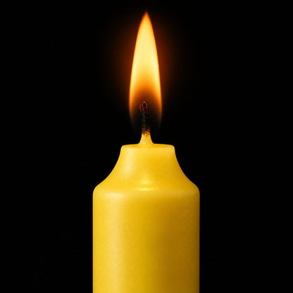 Initial Charm Ritual – Yellow Ritual – Confidence & Good Grades candle