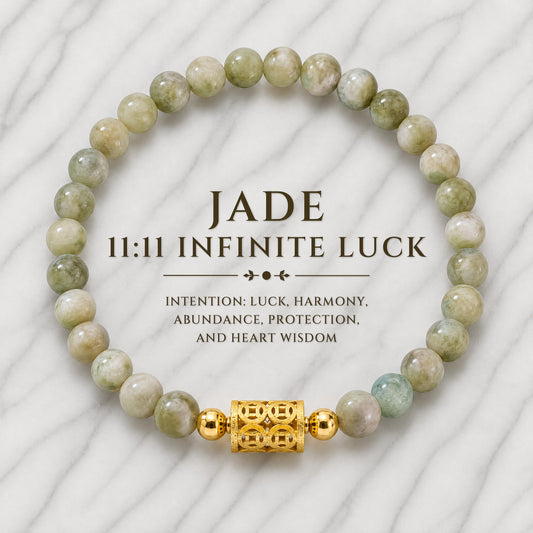 Jade Riches 11:11 Gemstone Bracelet