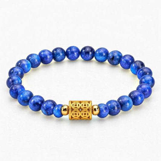 Kyanite Wealth Portal 11:11 Gemstone Bracelet