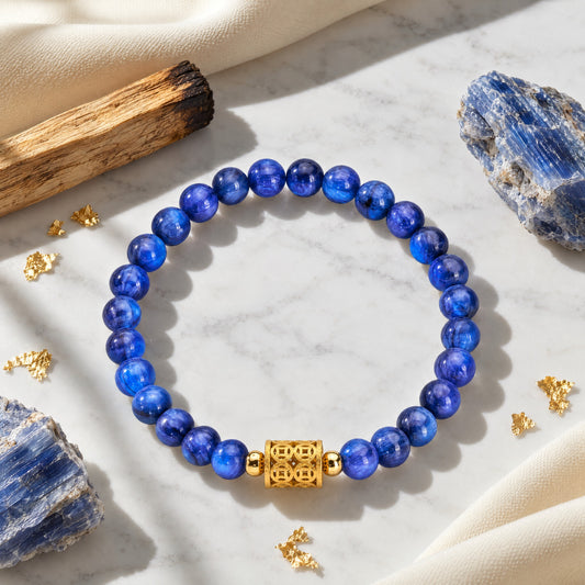 Kyanite Wealth Portal 11:11 Gemstone Bracelet