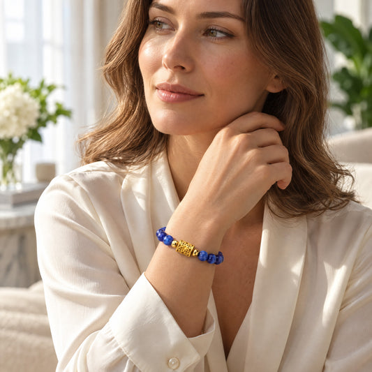 Kyanite Wealth Portal 11:11 Gemstone Bracelet