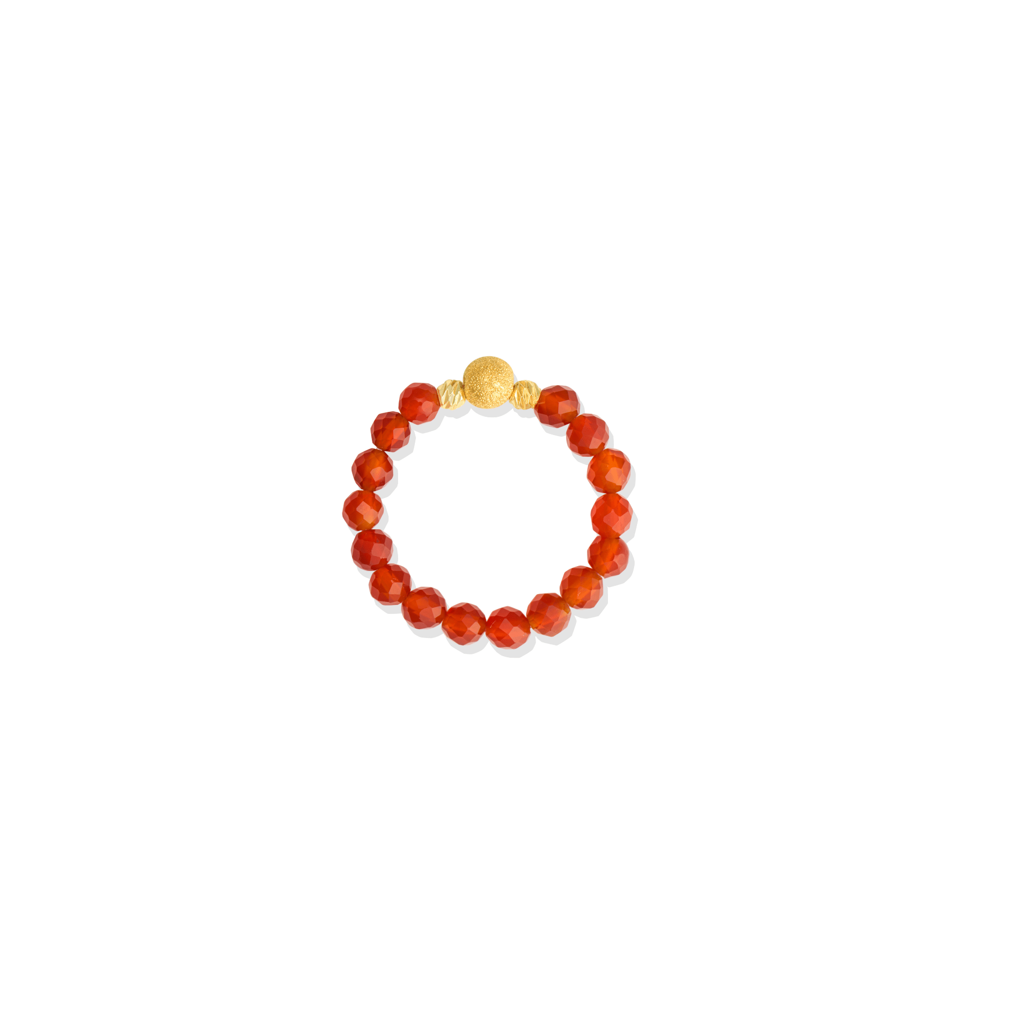 Larimar Gold Vermeil Stretch Ring - Communication - Eat.Read.Love.