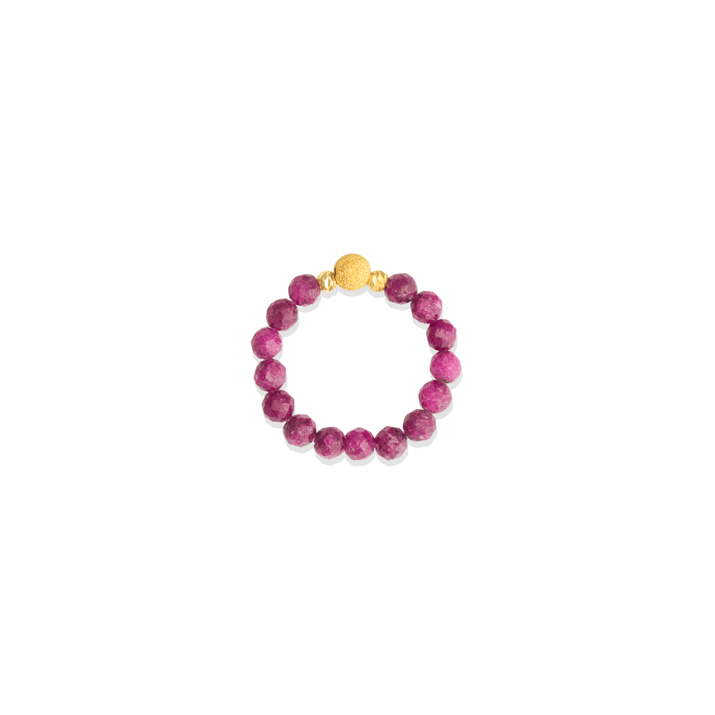 Larimar Gold Vermeil Stretch Ring - Communication - Eat.Read.Love.