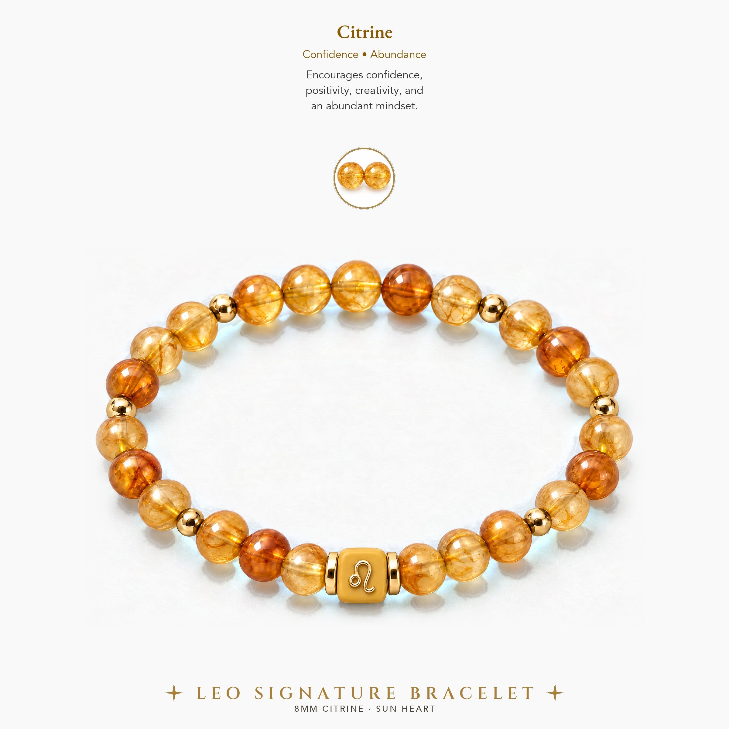 Leo Zodiac Signature Bracelet