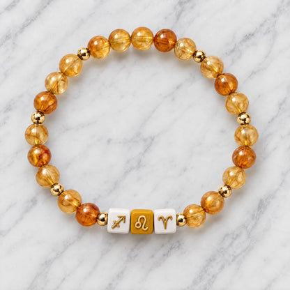 Leo Zodiac Signature Bracelet