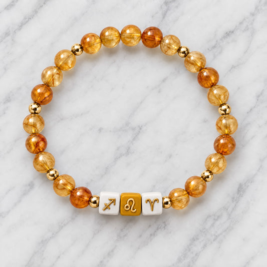 Leo Zodiac Signature Bracelet