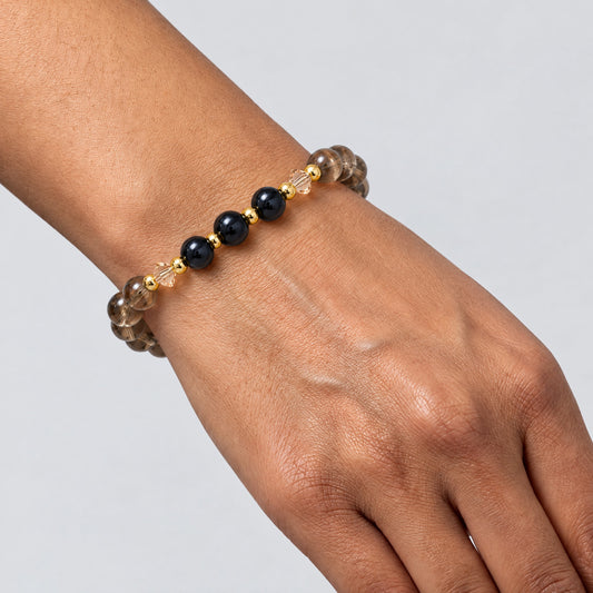 Libra Lucky Zodiac Trio Crystal Bracelet