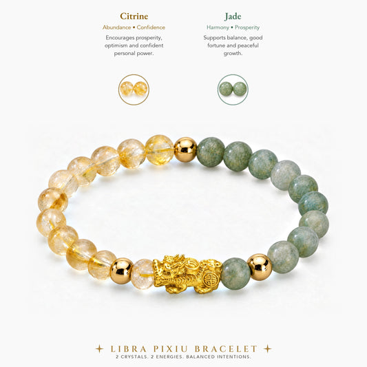 Libra Zodiac Feng Shui Pixiu Bracelet