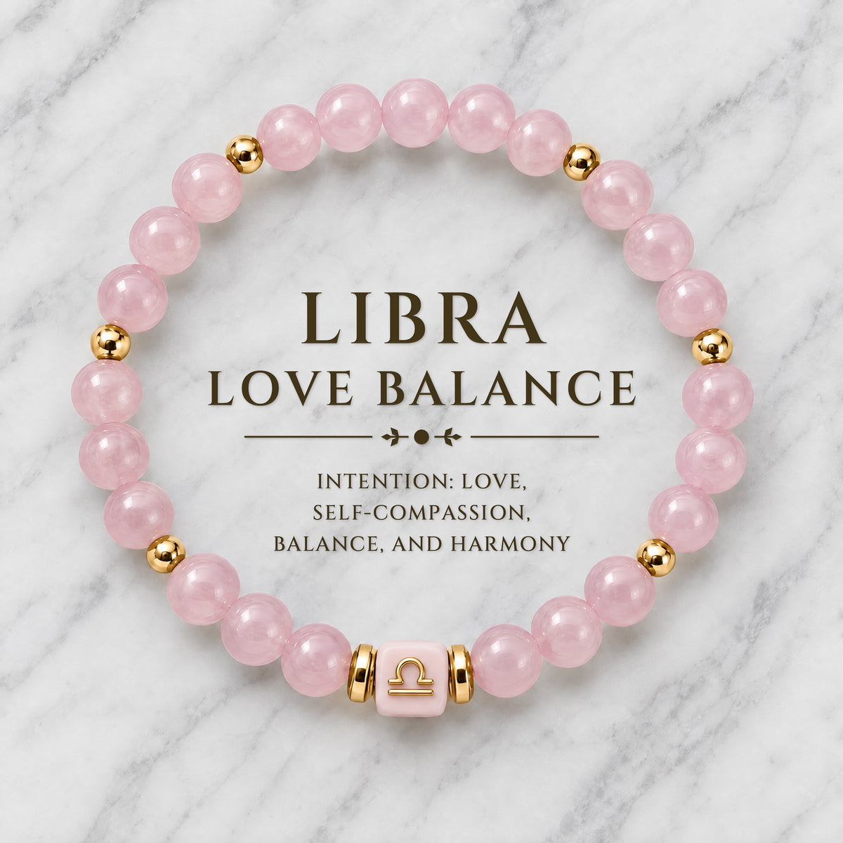 Libra Zodiac Signature Bracelet