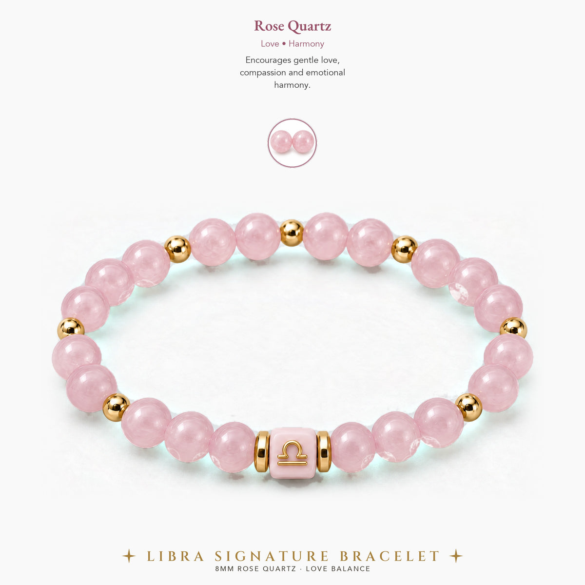 Libra Zodiac Signature Bracelet