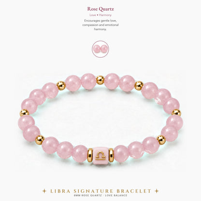 Libra Zodiac Signature Bracelet