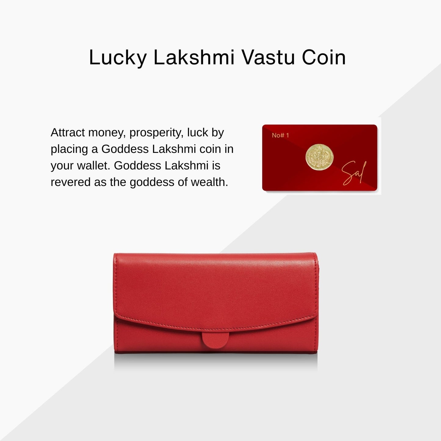 Limited Edition Lucky Lakshmi Golden Coin - Signed and Sealed By Sal - Eat.Read.Love.