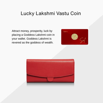 Limited Edition Lucky Lakshmi Golden Coin - Signed and Sealed By Sal - Eat.Read.Love.
