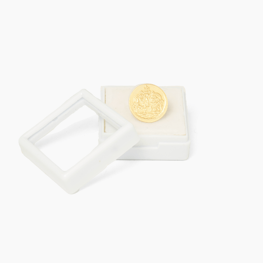 Limited Edition Lucky Lakshmi Golden Coin - Signed and Sealed By Sal - Eat.Read.Love.