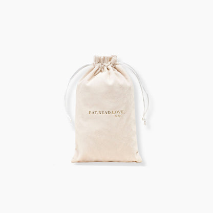 Love Attracting Pink Bag Charm Rose Quartz - Eat.Read.Love.