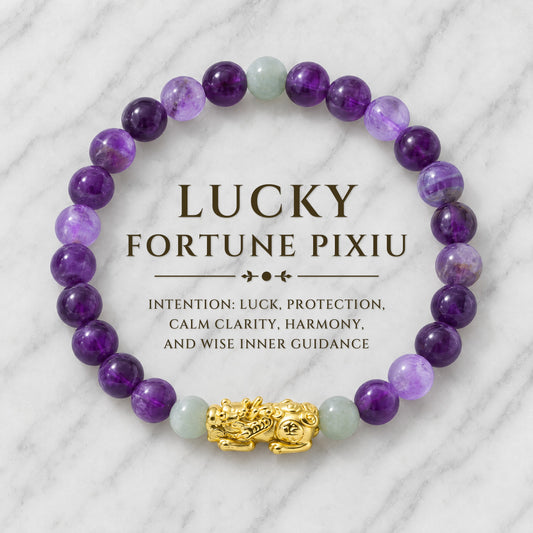 Lucky Fortune Pixiu Amethyst - Year Of The Snake