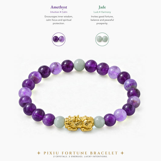 Lucky Fortune Pixiu Amethyst - Year Of The Snake