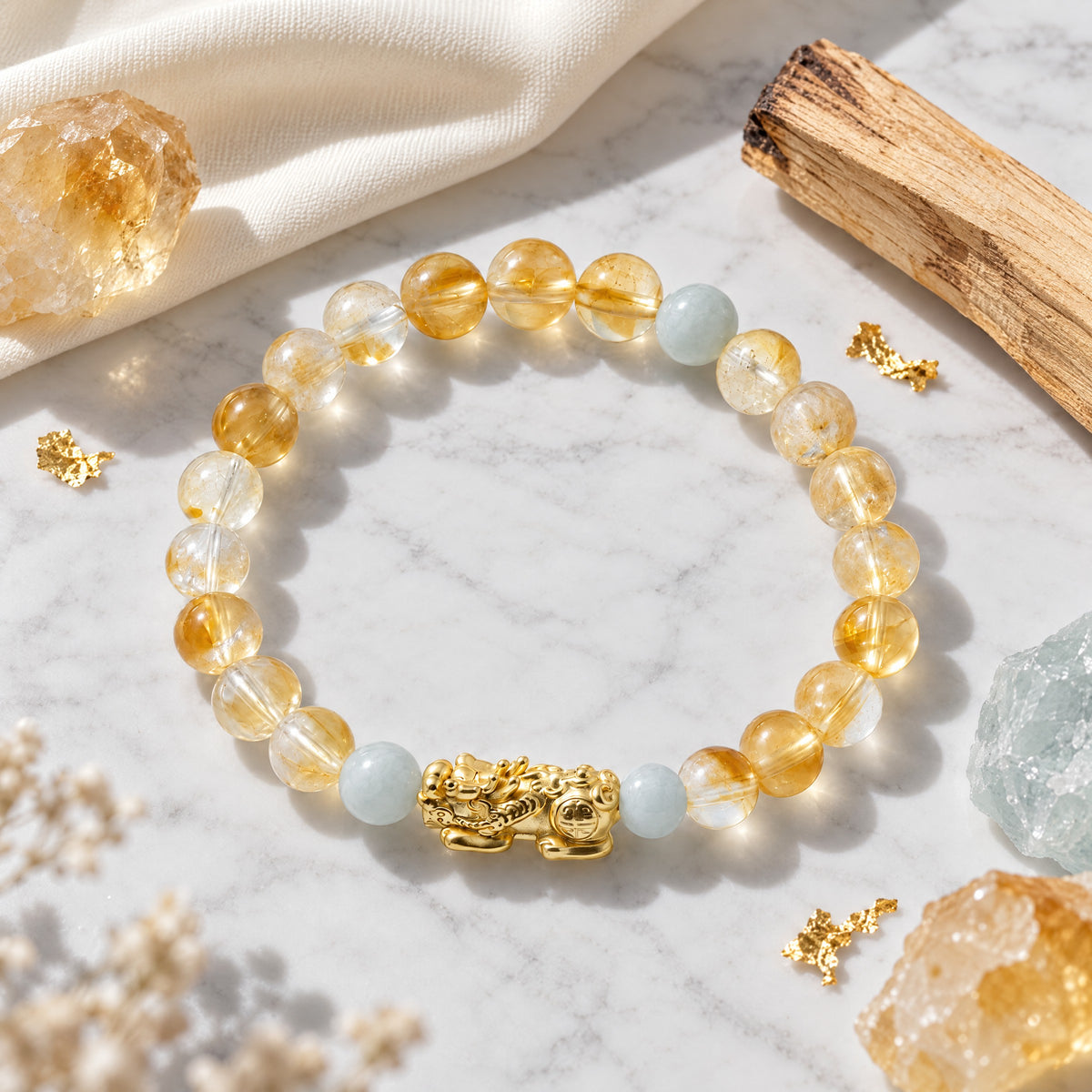 Lucky Fortune Pixiu Citrine - Year Of The Monkey