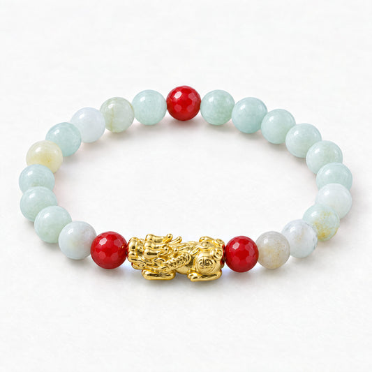 Lucky Fortune Pixiu Jade - Year Of The Rooster