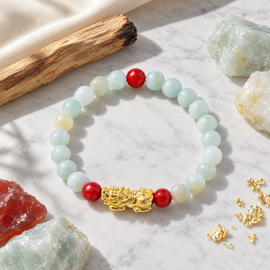 Lucky Fortune Pixiu Jade - Year Of The Rooster