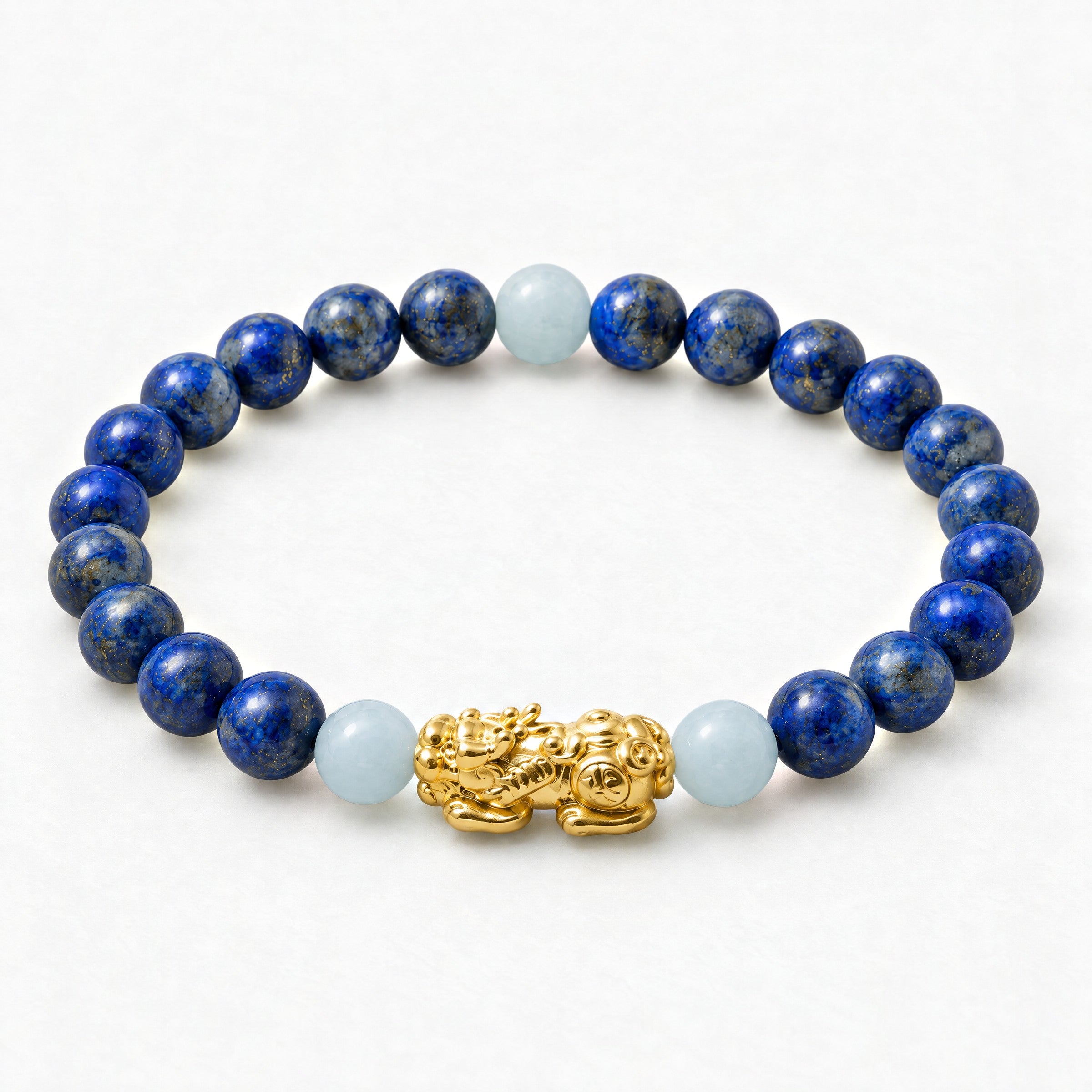 Lucky Fortune Pixiu Lapis Lazuli - Year Of The Dragon